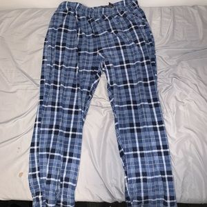 Blue Plaid Pajamas